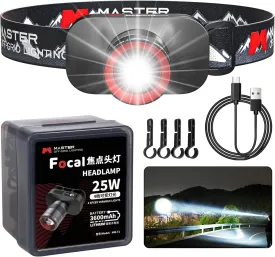 Upgraded Rechargeable Headlamp, 1000LM Super Bright, 3690ft Lighting Range, Zoomable LED Headlight,90 Angle Head Lights for Forehead,4Modes Usb-C Headlamps for Outdoor Camping Hiking Fishing Hardhat