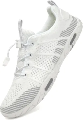 WateLves Barefoot Water Shoes Women Men Beach Swim Shoes Athletic Quick-Dry Aqua Socks Breathable Mesh Sneakers Walking Shoes