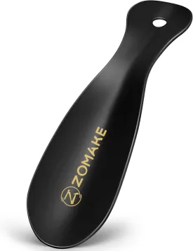 ZOMAKE Metal Shoe Horn for Seniors Men Women Kids,Small Shoe Spoon Boot Horn Travel ShoeHorn Shoe Helper(7.5 inch)